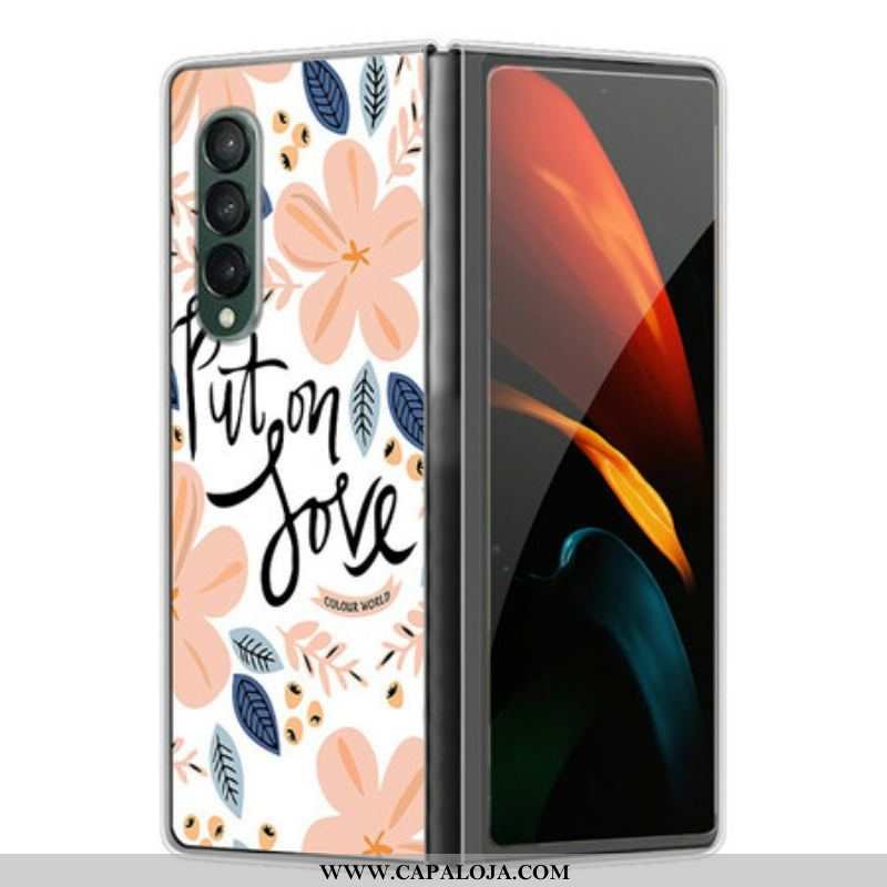 Capa Para Samsung Galaxy Z Fold 3 5G Coloque Amor