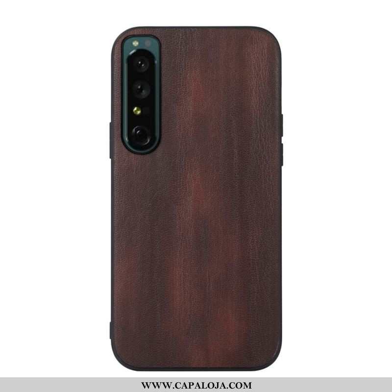 Capa Para Sony Xperia 1 IV Couro Sintético