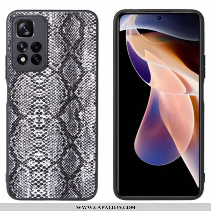 Capa Para Xiaomi Redmi Note 11 Pro Plus 5G Efeito Pele De Cobra