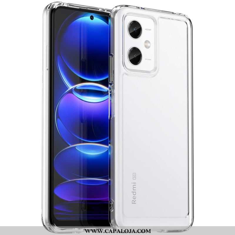 Capa Para Xiaomi Redmi Note 12 5G Série Doce Transparente