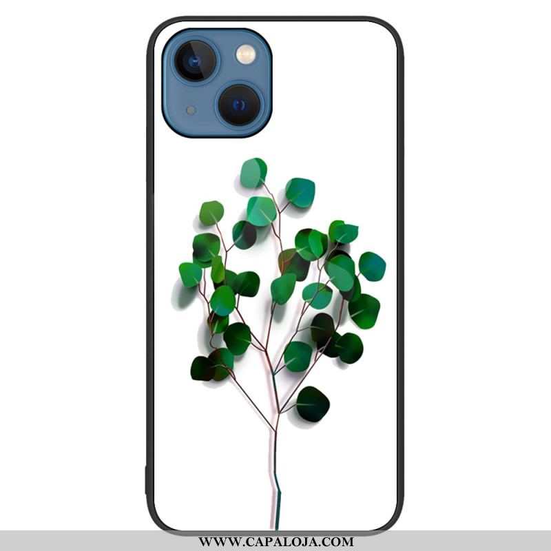 Capa Para iPhone 15 Plus Vidro Temperado Vegetal