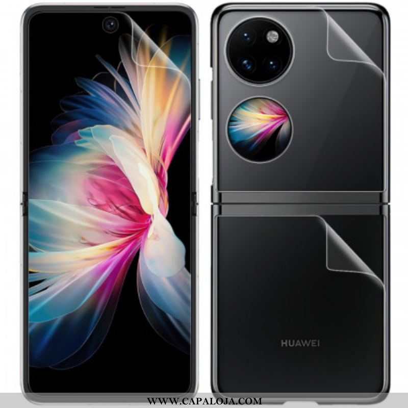 Películas De Proteção De Tela E Traseira Para Huawei P50 Pocket Imak